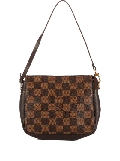 Pre-owned Louis Vuitton Trousse Make Up Pochette Shoulder Bag In Brown