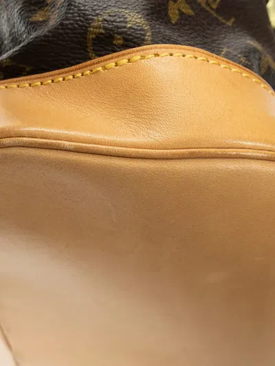 Pre-owned Louis Vuitton 1997 Montsouris Gm Backpack In Brown