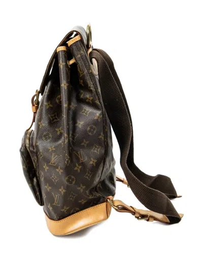 Pre-owned Louis Vuitton 1997 Montsouris Gm Backpack In Brown