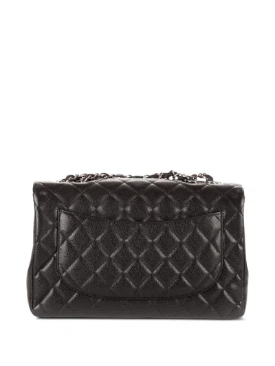 Pre-owned Chanel Classic Double Flap 30 Shoulder Bag In Black