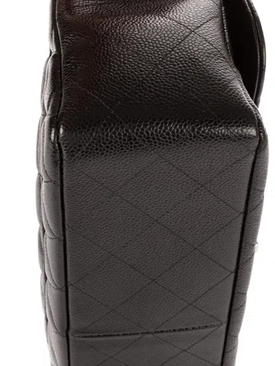 Pre-owned Chanel Classic Double Flap 30 Shoulder Bag In Black