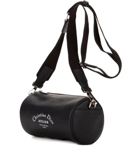 Pre-owned Dior Atelier Roller Bag In Black