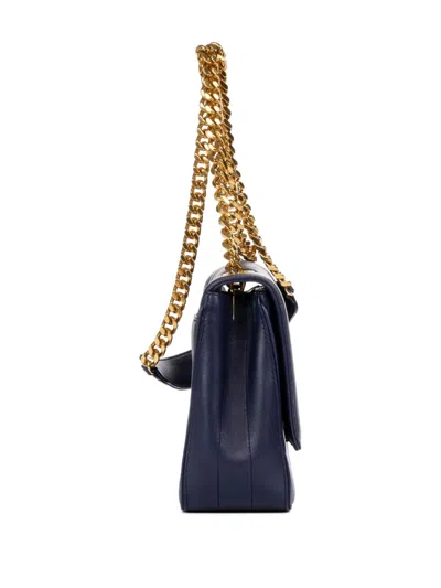 Pre-owned Saint Laurent 2020 Vicky Shoulder Bag In Blue