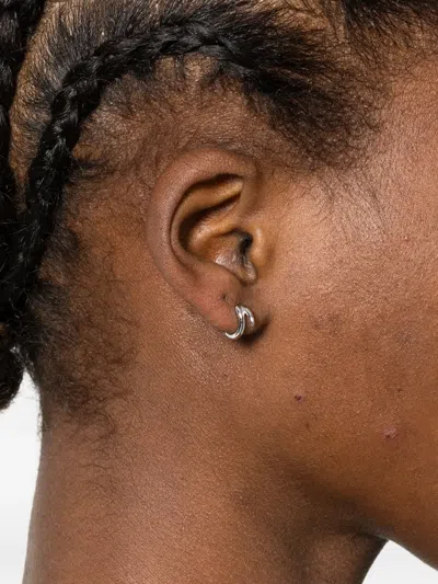 Shaun Leane Quill Mini Hoop Earring In Silver