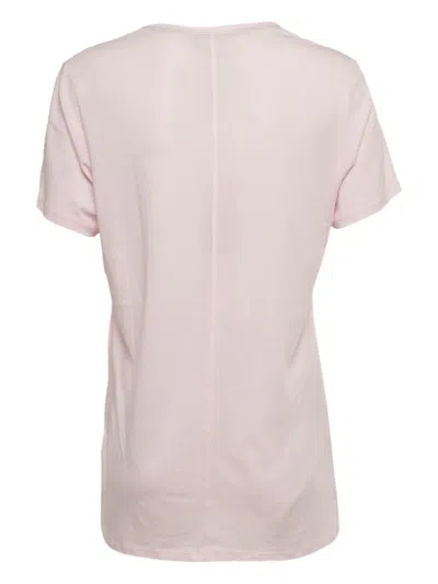 Pre-owned Burberry V-neck T-shirt In Pink