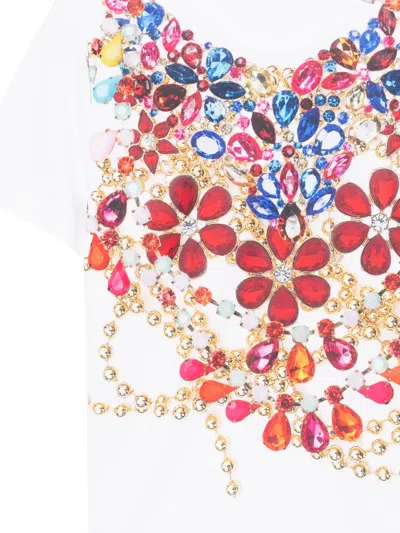 Comme Des Garçons All-over Graphic Print T-shirt In Multi