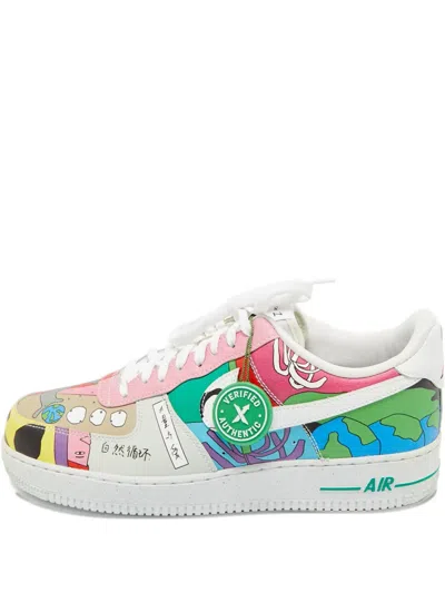 Pre-owned Nike Air Force 1 Low Flyleather Lace-up Sneakers In White