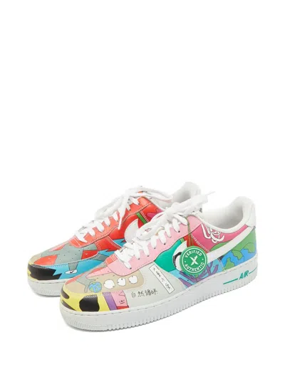 Pre-owned Nike Air Force 1 Low Flyleather Lace-up Sneakers In White