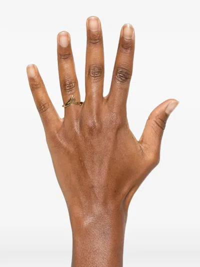 Shaun Leane Interlocking Bud Ring In Gold