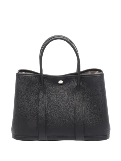 Pre-owned Hermes 2024 Negonda Garden Party Tpm Tote Bag In Black