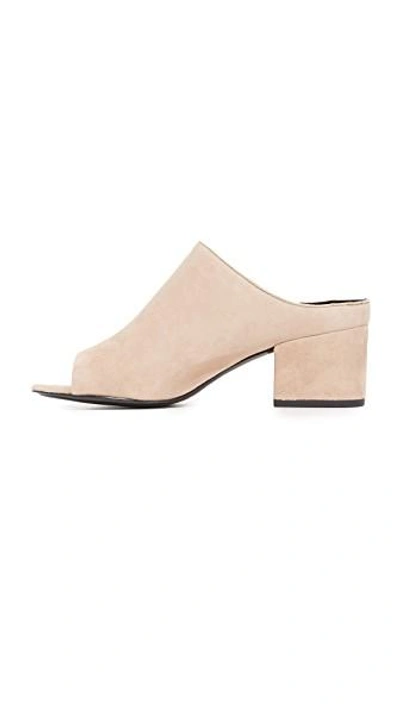 Shop 3.1 Phillip Lim / フィリップ リム Cube Open Toe Mules In Fawn