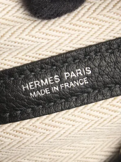 Pre-owned Hermes 2024 Negonda Garden Party Tpm Tote Bag In Black