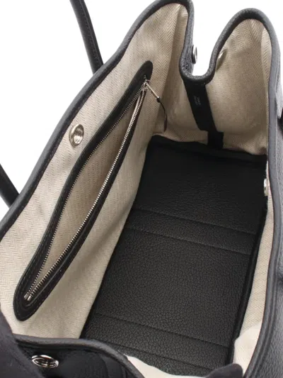 Pre-owned Hermes 2024 Negonda Garden Party Tpm Tote Bag In Black