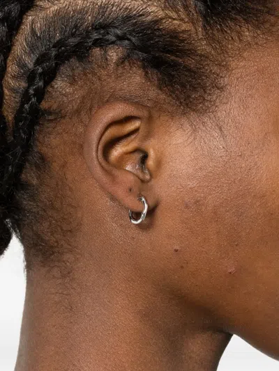 Shaun Leane Thorn Mini Hoop Earrings In Silver