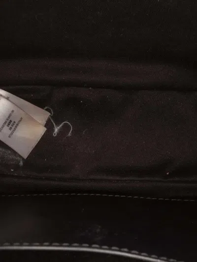 Pre-owned Burberry 2018-2024 Coated Canvas Check Paddy Bag Crossbody Bag In Gray