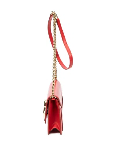 Pre-owned Chloé Chain-strap Shoulder Bag In Red