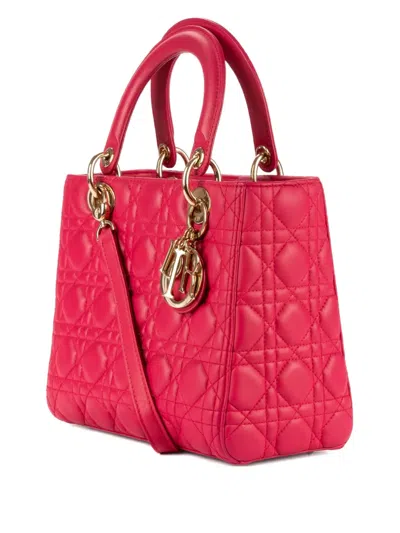 Pre-owned Dior Lady  Tote Bag In Pink