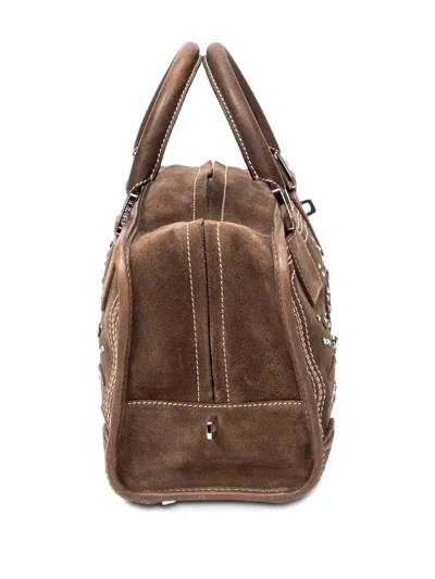 Pre-owned Loewe Amazona Tote Bag In Brown