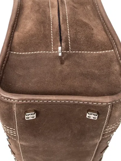 Pre-owned Loewe Amazona Tote Bag In Brown