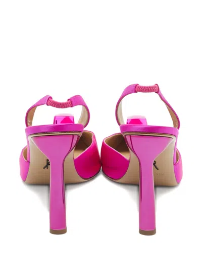 Pre-owned Paul Andrew Rhea Crystal-embellished Pumps In Pink