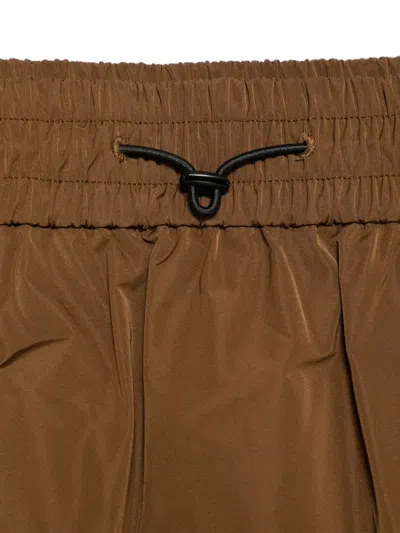 Apc Marrion Drawstring-waistband Mini Skirt In Brown