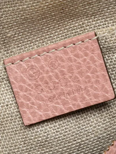 Pre-owned Gucci 2016-2025 Gg Canvas Bree Crossbody Bag In Brown