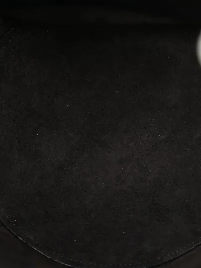 Pre-owned Celine 2018 Nano Leather Big Bag Bucket Crossbody Bag In Black