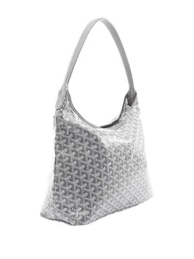 Pre-owned Goyard 2024 Ine Boheme Hobo Shoulder Bag In Gray