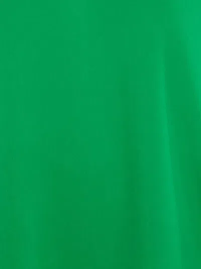 Pre-owned Valentino V-neck Maxi Dress In Green