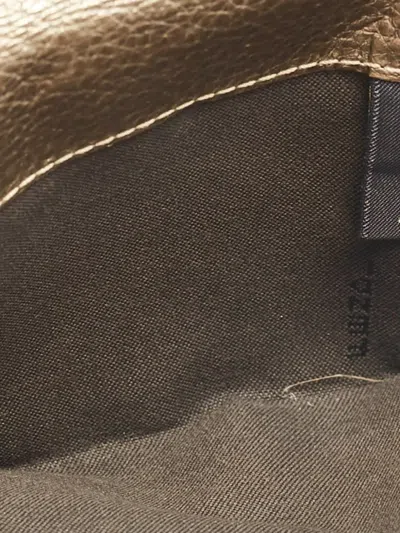 Pre-owned Fendi 2008 Zucca-canvas Wallet In Brown