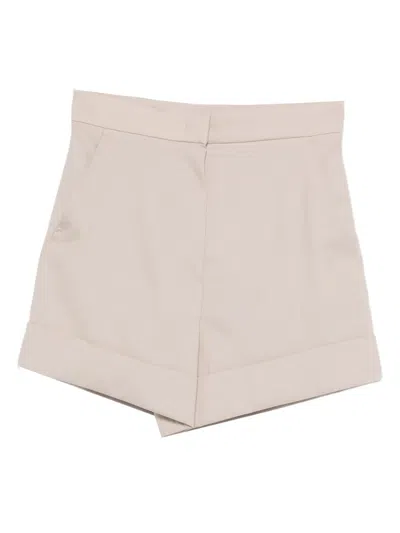 Max Mara Mxmcelebre Concealed-fastening Short In Multi