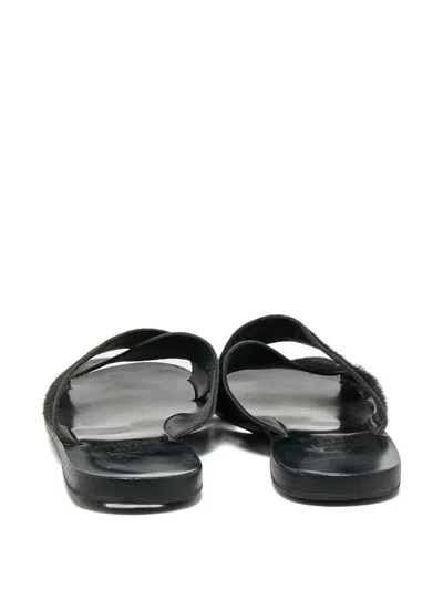 Pre-owned Ancient Greek Sandals Crossover-strap Sandals In Black