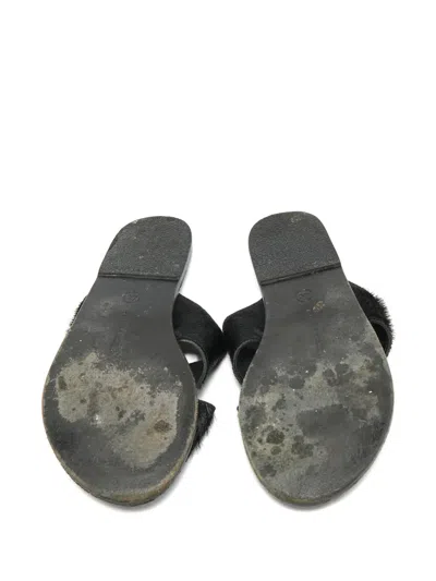 Pre-owned Ancient Greek Sandals Crossover-strap Sandals In Black