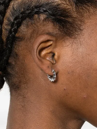 Shaun Leane Serpent's Trace Mini Hoop Single Earring In Silver