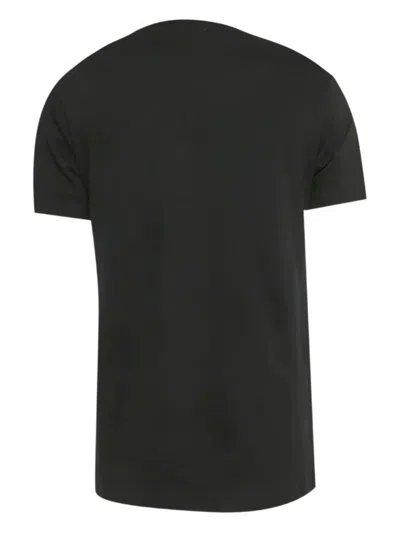 Pre-owned Dior X Hajime Sorayama Embroidered-flower Patch T-shirt In Black