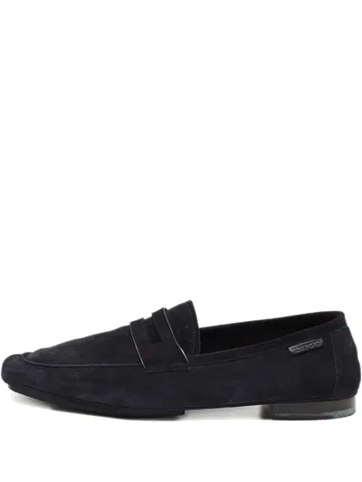 Pre-owned Tom Ford Suede Loafers In Blue