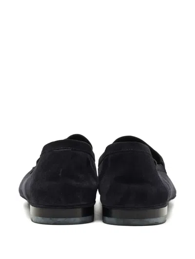 Pre-owned Tom Ford Suede Loafers In Blue