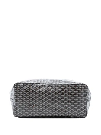 Pre-owned Goyard 2017 Ine Saint Louis Gm Tote Bag In Black