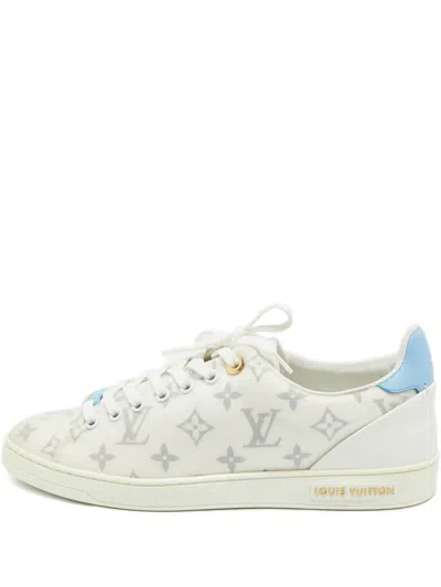 Pre-owned Louis Vuitton Frontrow Low-top Sneakers In White