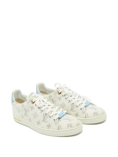 Pre-owned Louis Vuitton Frontrow Low-top Sneakers In White