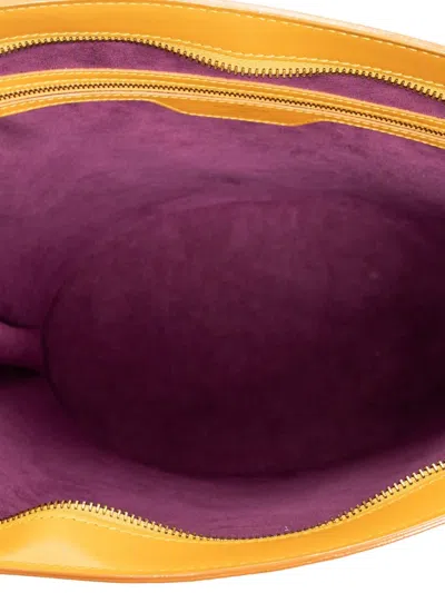 Pre-owned Louis Vuitton 1990 Jacques Pm Handbag In Yellow