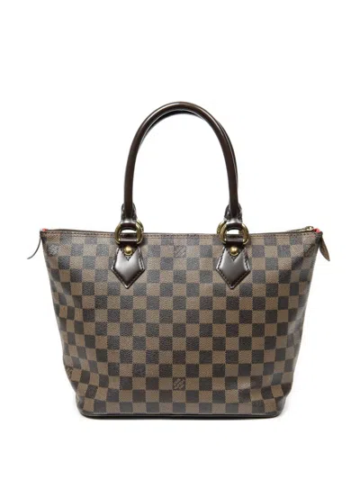 Pre-owned Louis Vuitton 2006 Saleya Pm Tote Bag In Brown
