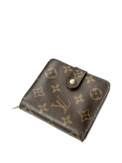 Pre-owned Louis Vuitton Monogram-canvas Wallet In Brown