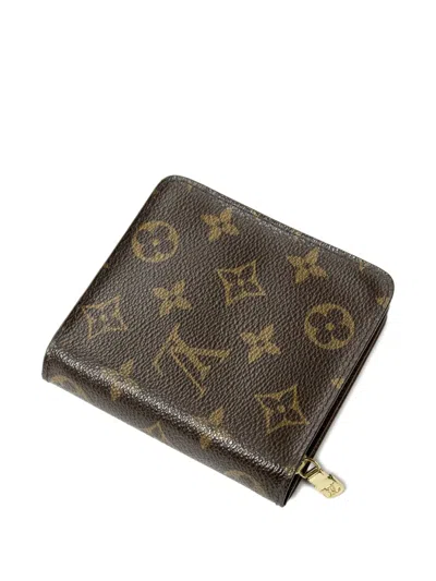 Pre-owned Louis Vuitton Monogram-canvas Wallet In Brown