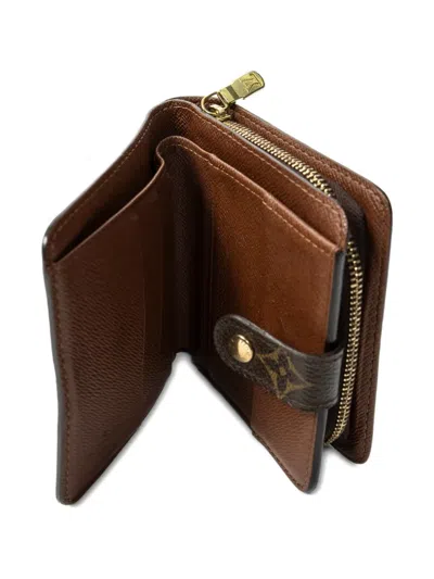 Pre-owned Louis Vuitton Monogram-canvas Wallet In Brown