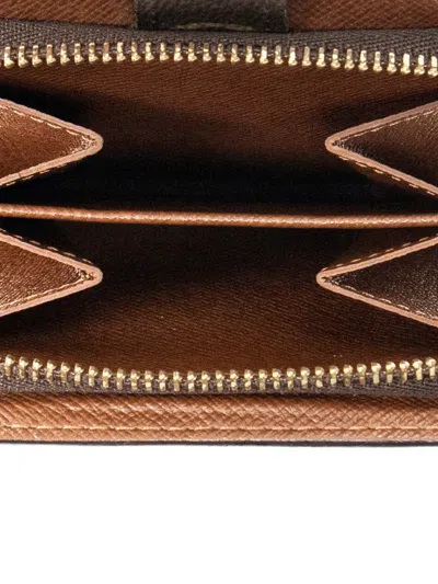 Pre-owned Louis Vuitton Monogram-canvas Wallet In Brown