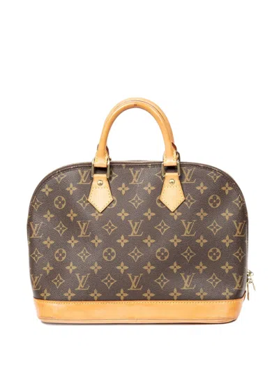 Pre-owned Louis Vuitton 2000 Alma Pm Handbag In Brown