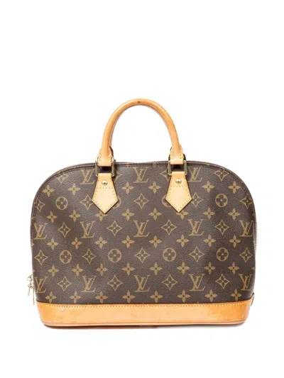 Pre-owned Louis Vuitton 2000 Alma Pm Handbag In Brown