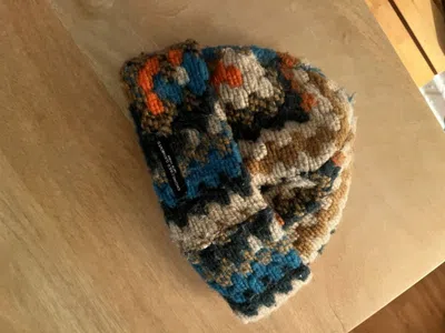 Pre-owned Engineered Garments Patch Quilt Beanie In Multi