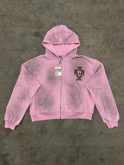 Pre-owned Vale Valley Dreams Pink Cluster Venus Love Zip Up Hoodie